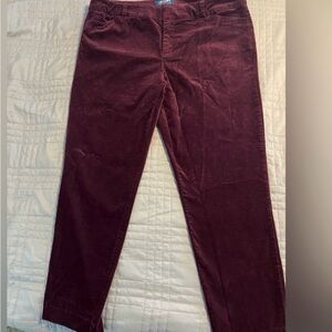 Old Navy Plum Corduroy Pants